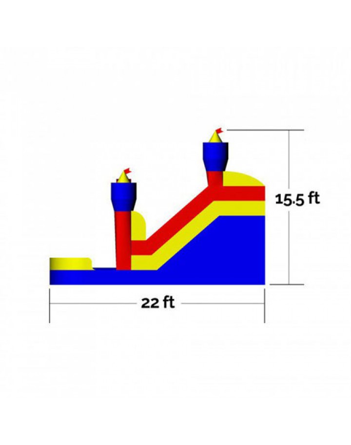 Mystic Mountain Commercial Inflatable Slide