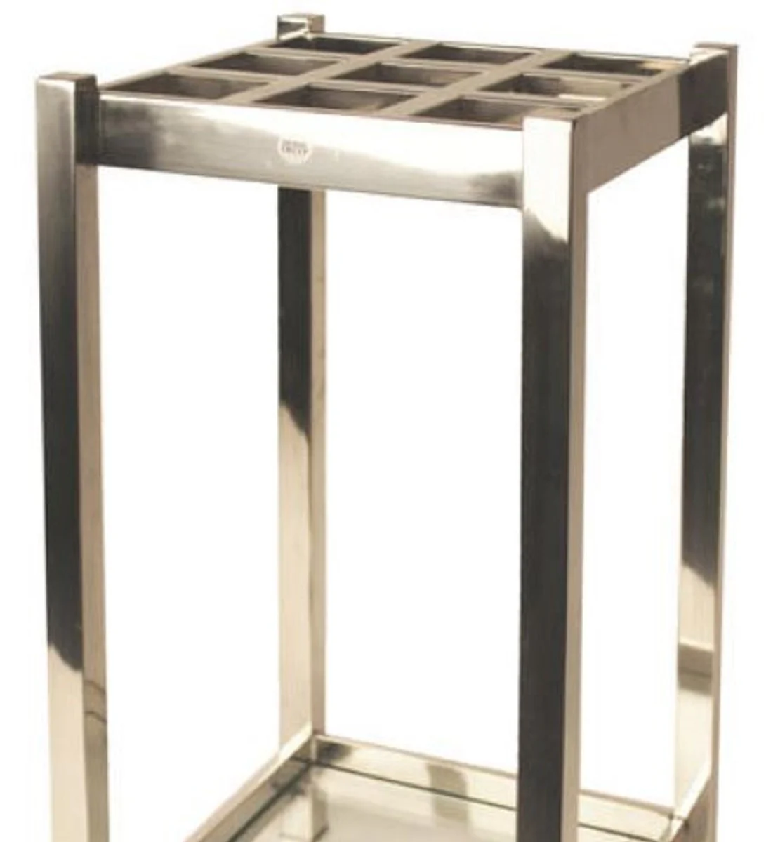 Casa Padrino parag¨¹ero de acero inoxidable de lujo 30 x 30 x H. 70 cm - Accesorios de Lujo