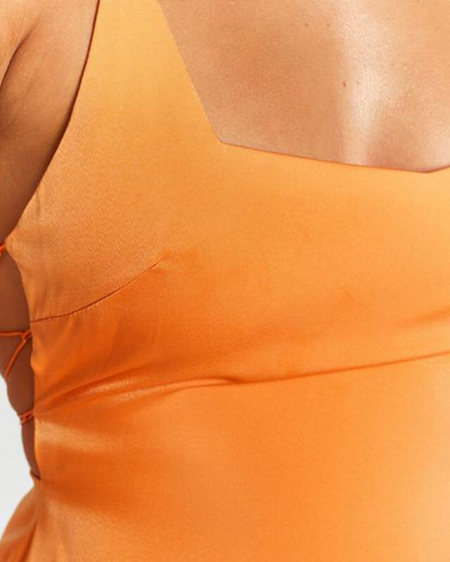 Women's Sexy Dress With Halter Straps And Slits