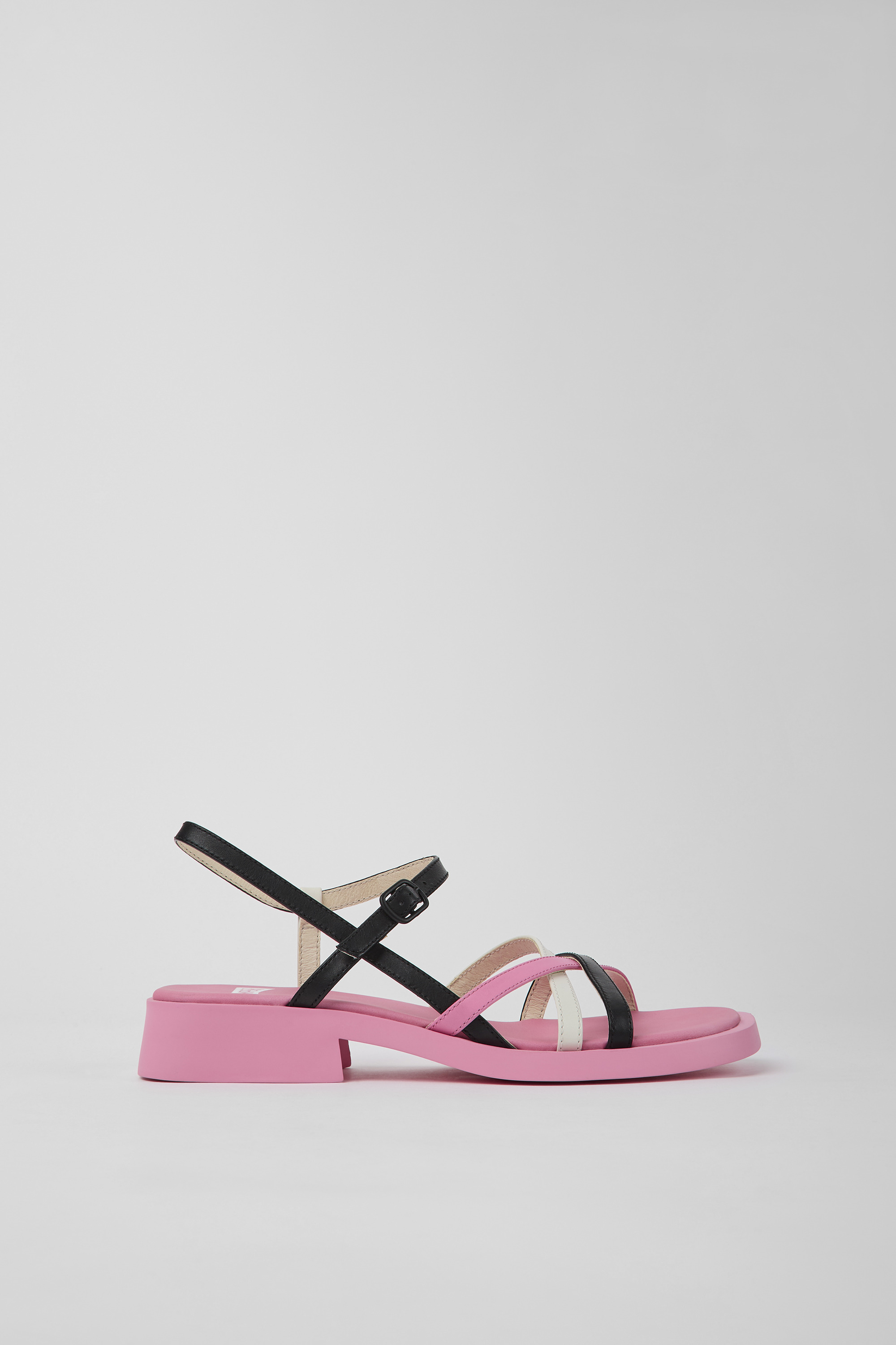 Twins - Multicolored leather sandals for women