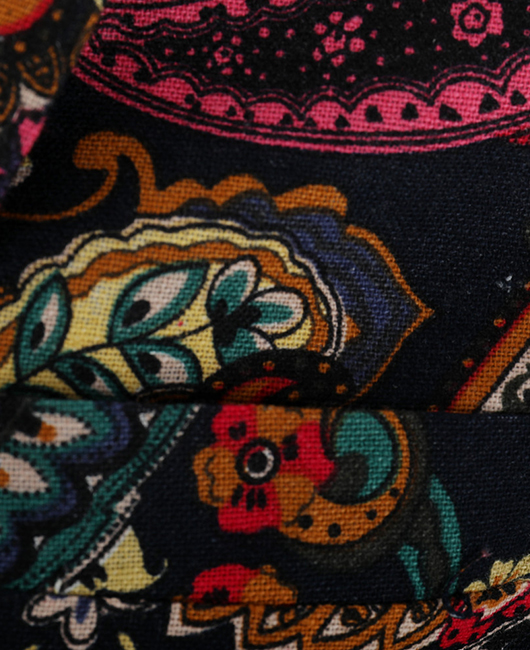 Casual Lapel Collar Cashew Print One Button Slim Fit Blazer