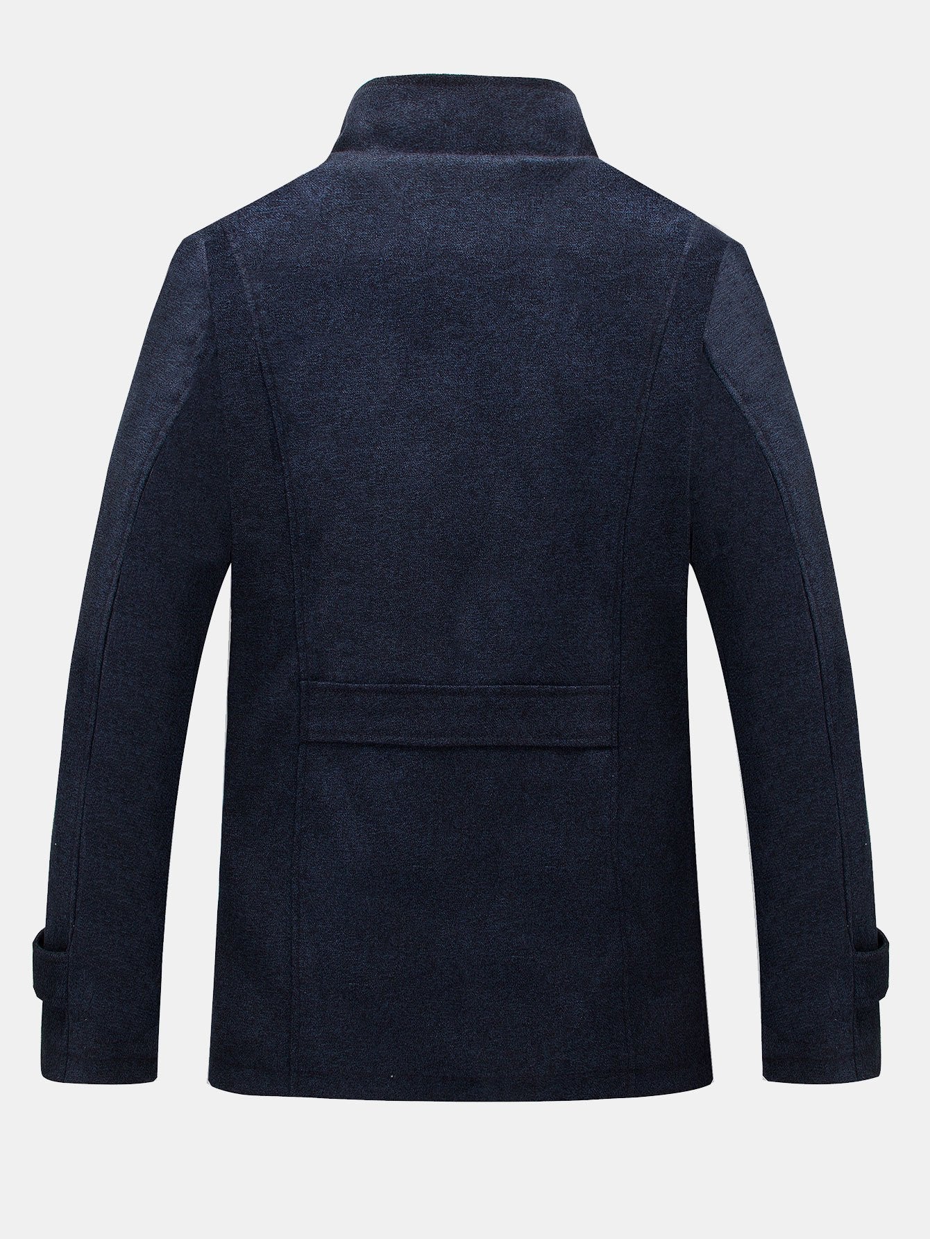 Teddy Lined Funnel Neck Wool Look Coat