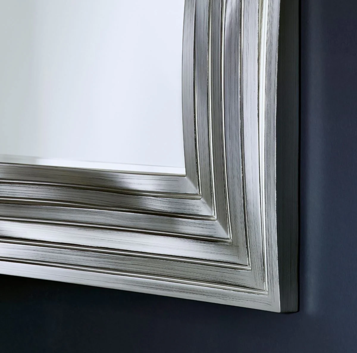 Casa Padrino espejo de pared de lujo plata 118 x H. 158 cm - Accesorios de la Sala de Estar