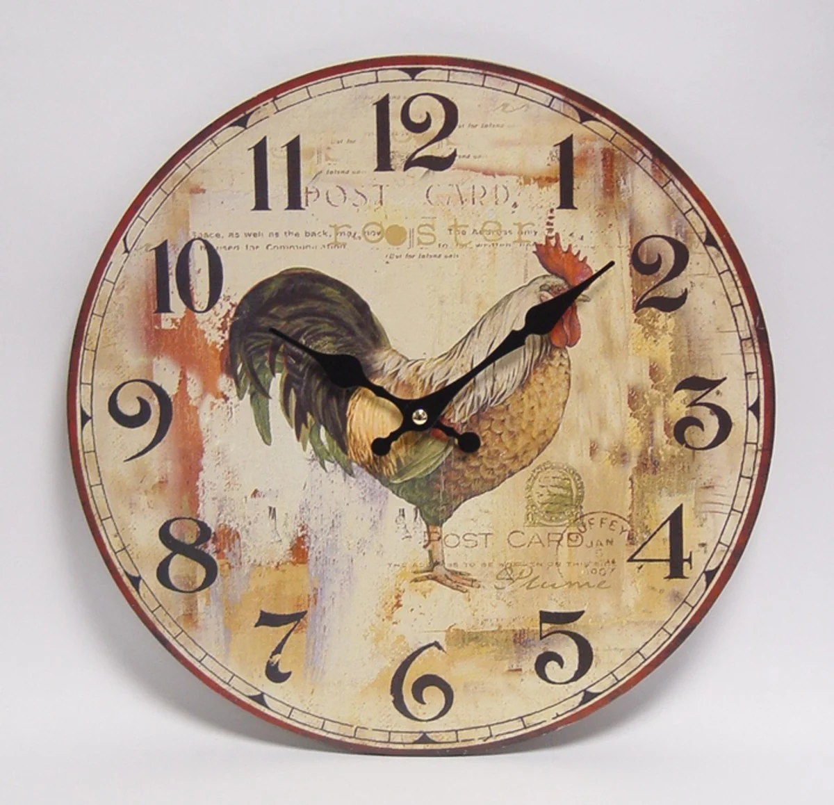 Casa Padrino Designer Reloj de pared Reloj de péndulo 34 cm Antique Look - Nostalgia Nostálgico Living Furnishings