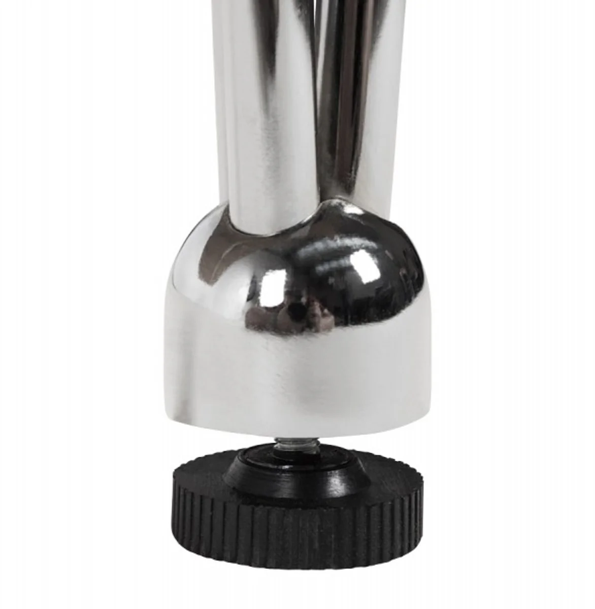 Casa Padrino Designer Conference Table White / Chrome Extendable 170-270 cm - Designer Dining Table