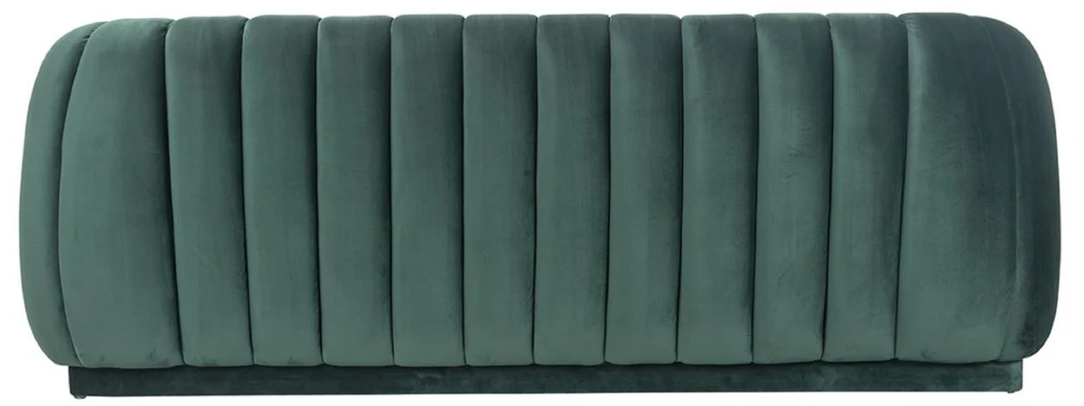Casa Padrino sof¨¢ de terciopelo de lujo verde 230 x 95 x A. 84 cm - Sof¨¢ de sal¨®n - Muebles de sal¨®n - Muebles de lujo - Interior de sal¨®n - Interior de lujo - Calidad de lujo