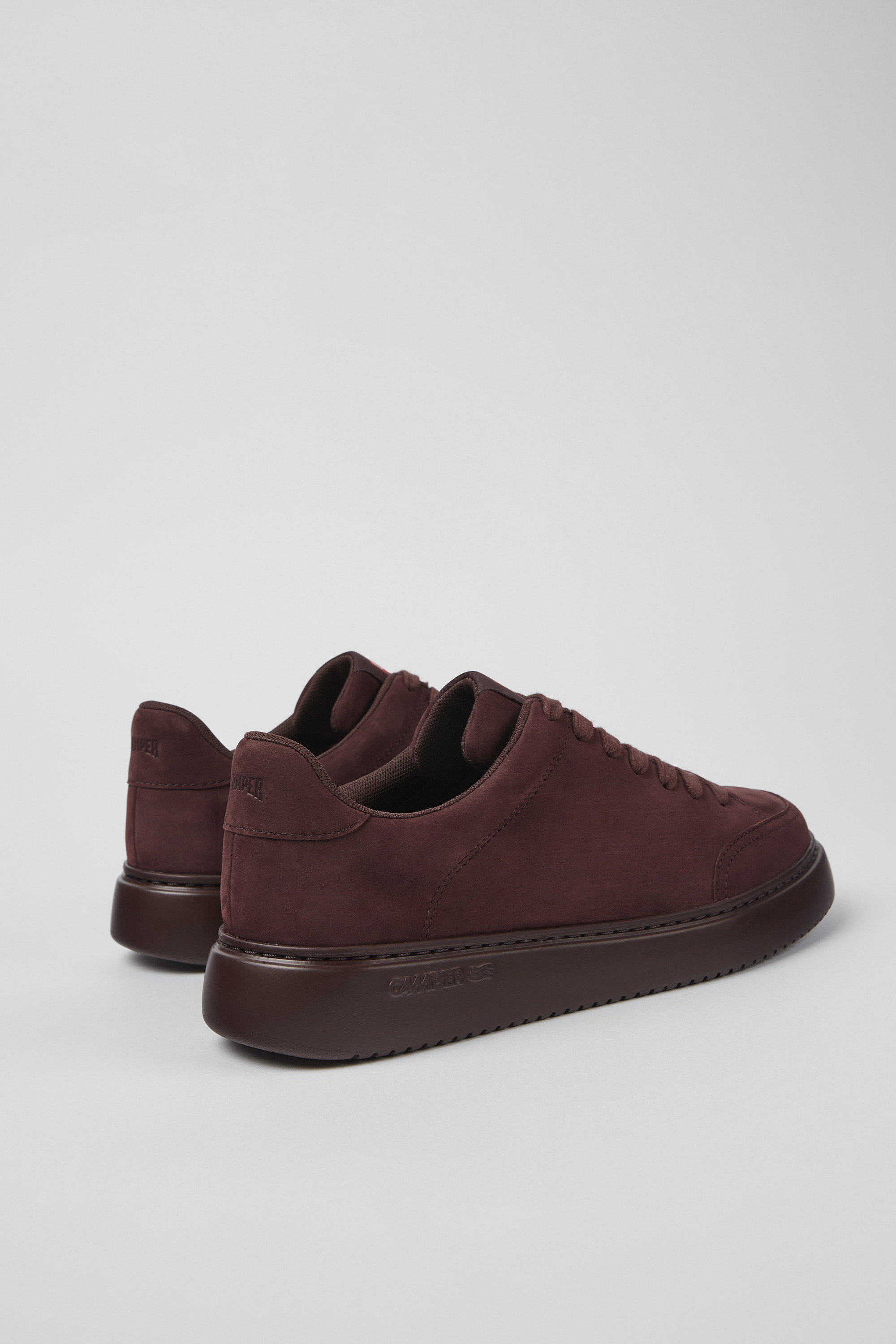 Runner K21 - Burgundy nubuck sneakers for men