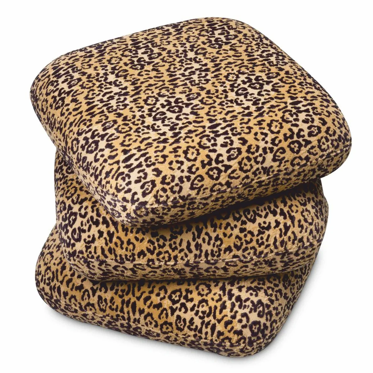 Casa Padrino taburete giratorio de lujo leopardo Al. 55 cm - Muebles de lujo para hoteles