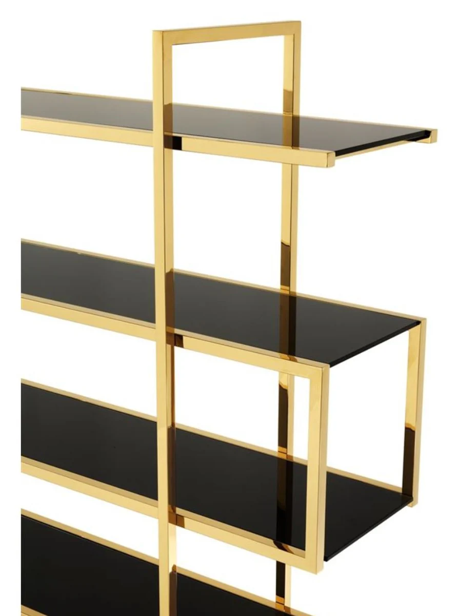 Casa Padrino mueble de estanter¨ªa de lujo oro 160 x 42 x H. 180 cm - muebles de hotel de dise?o