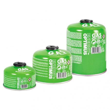 Optimus Gas 450G Butane/Propane con válvula - Cartucho de gas