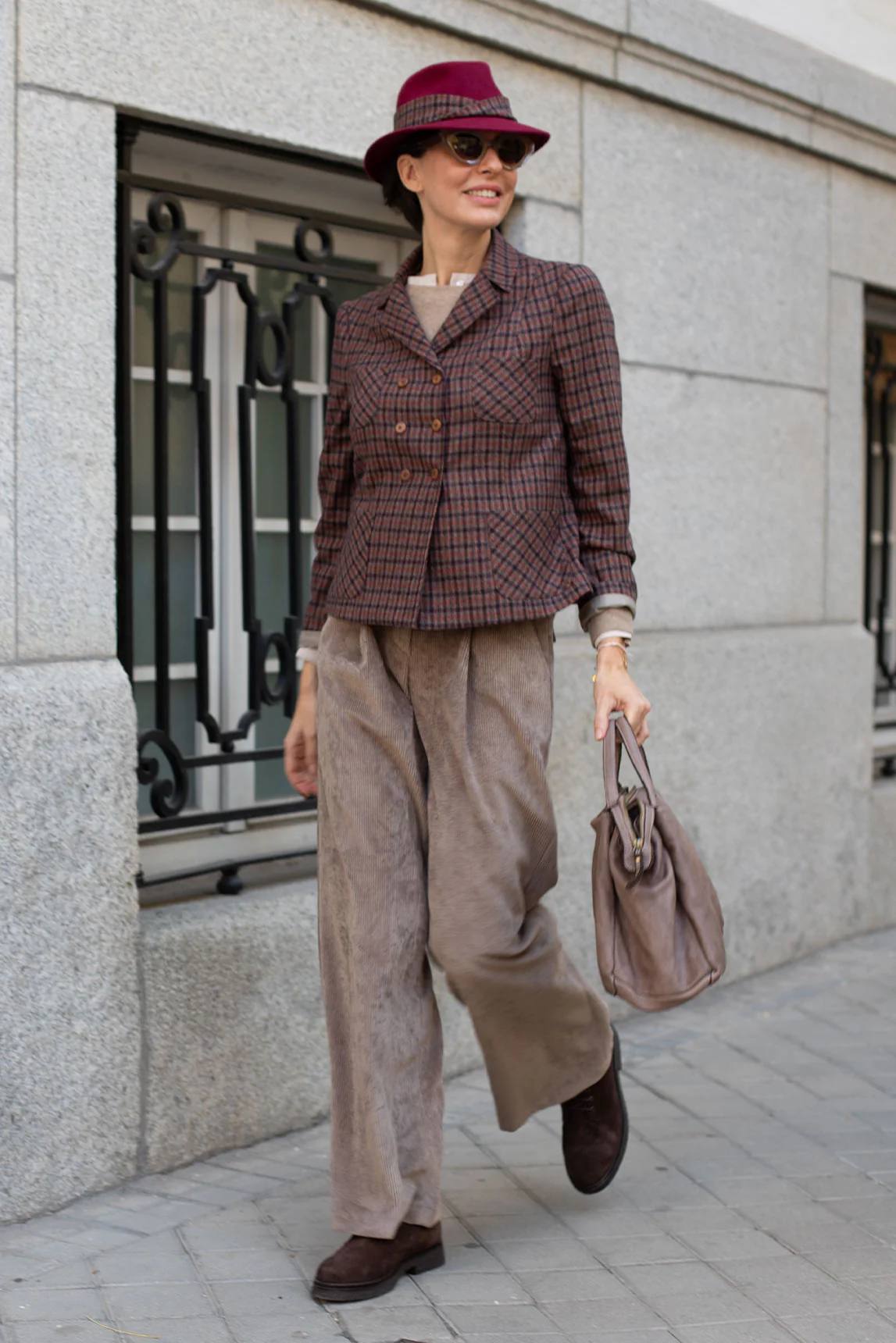 Rivera-spain Sombrero Verona burdeos | Rivera x Alexia Álvarez de Toledo