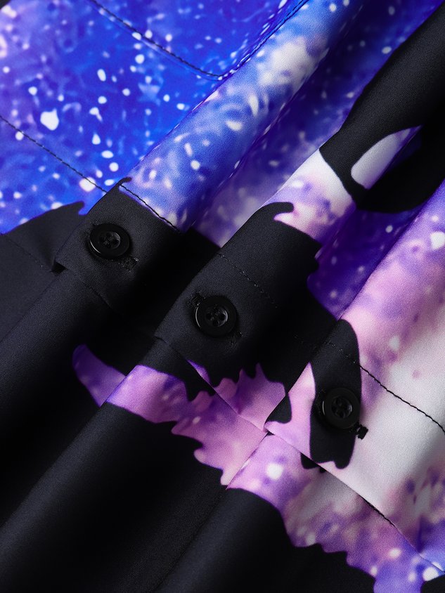 Bigfoot Alien Chest Pocket Short Sleeve Shirt