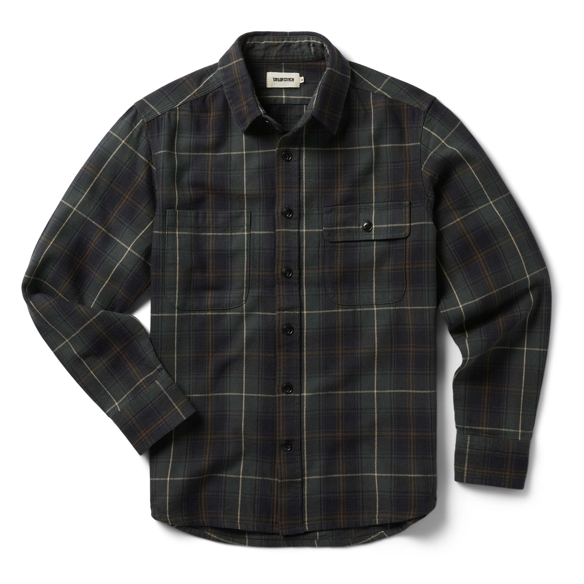 The Moto Utility Shirt in Shale Plaid