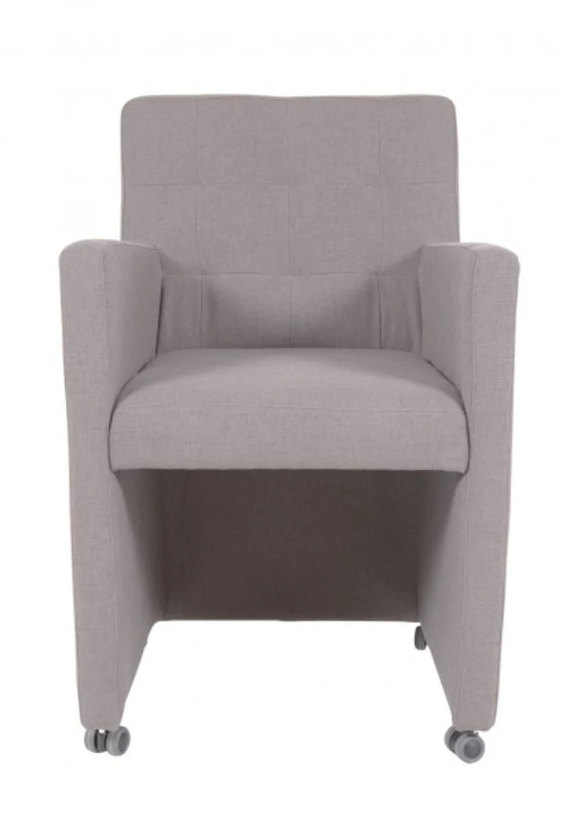 Casa Padrino Designer Dining chair / modef 319 Grey - Hotel Facilities - Rollbar