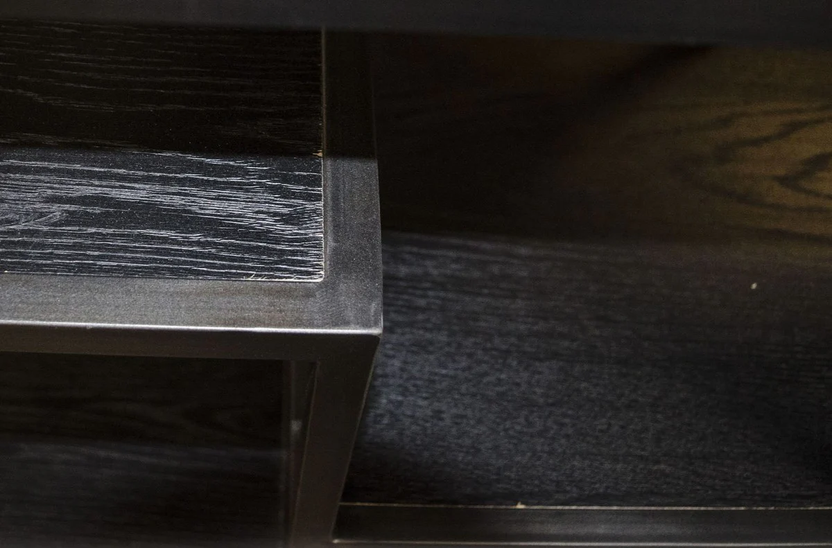 Casa Padrino estanter¨ªa de dise?o negro 80 x 40 x H. 210 cm - calidad de lujo