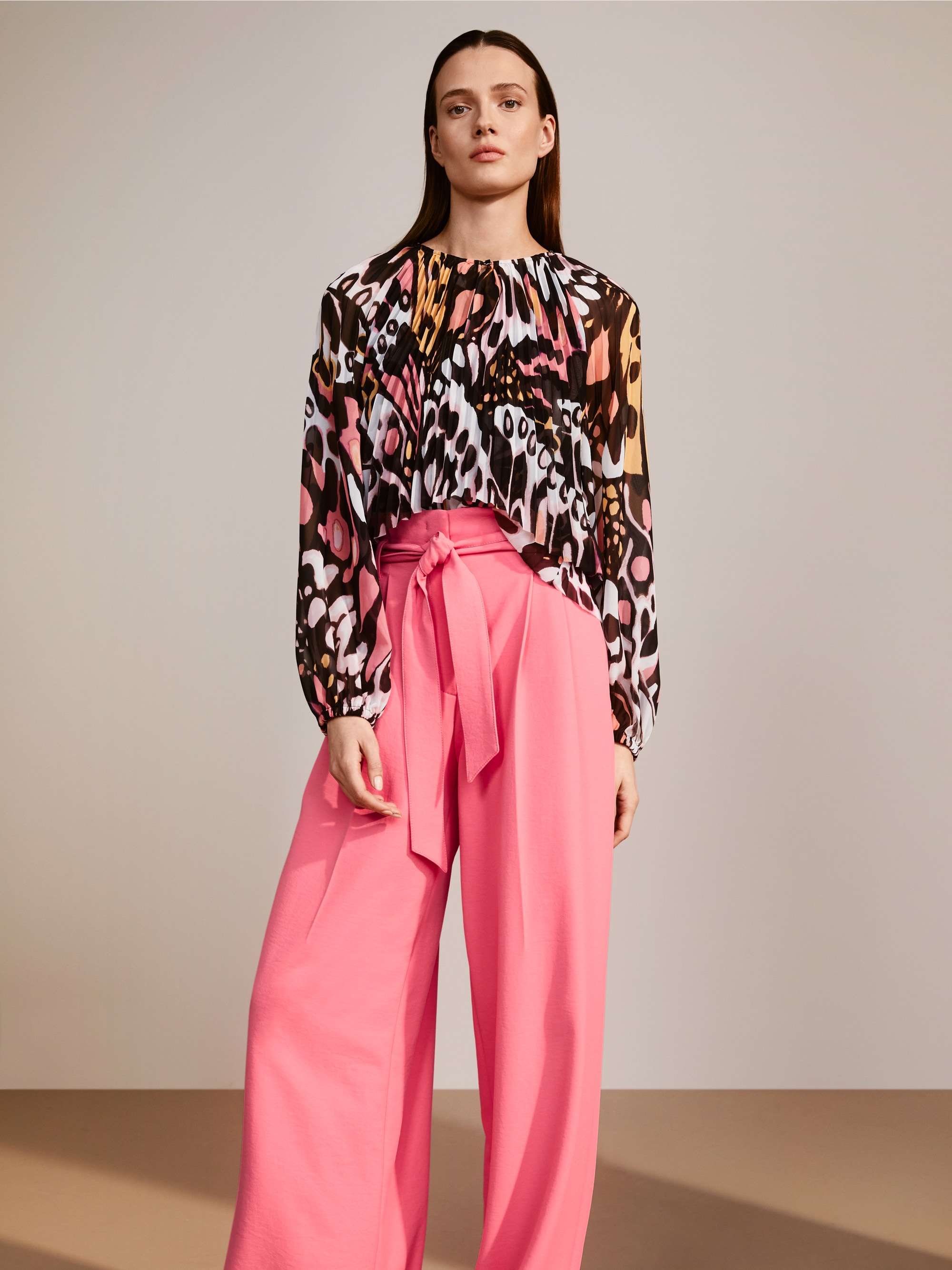 Marc-Cain Stylized Butterfly Print Blouse