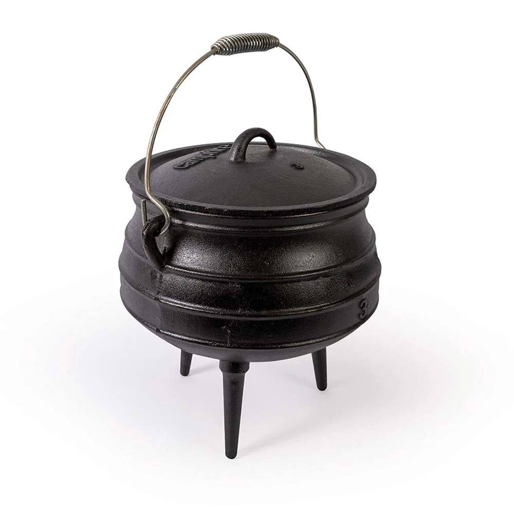 Campfire Potjie 8 L - Cazuela hierro fundido con 3 patas