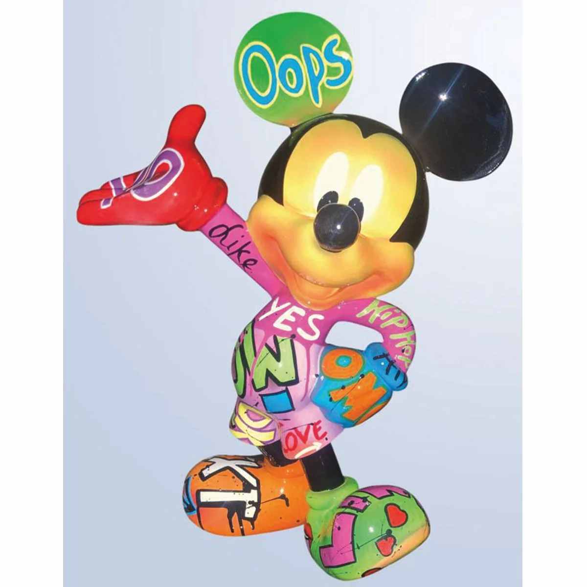 Casa Padrino escultura decorativa colorido 87 x 54 x A. 120 cm - Figura de sal¨®n y jard¨ªn