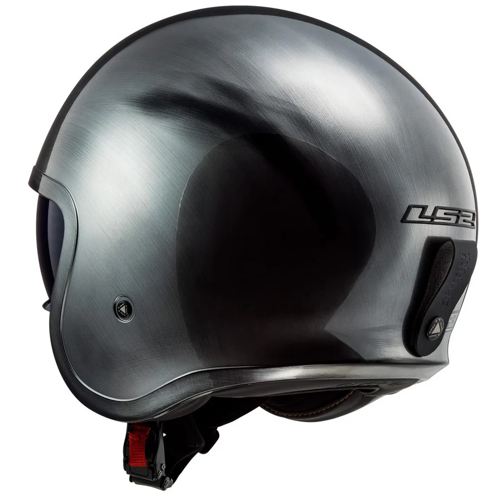 CASCO JET LS2 OF599 SPITFIRE JEANS - TITANIO