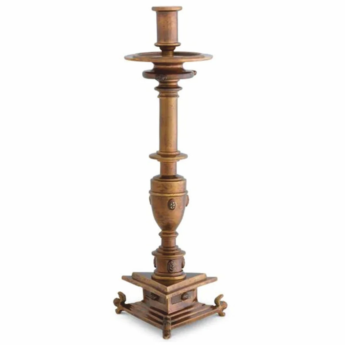 Casa Padrino Portavela Barroco de Lujo Oro Antiguo Al. 39,5 cm - Decoraci¨®n Barroco