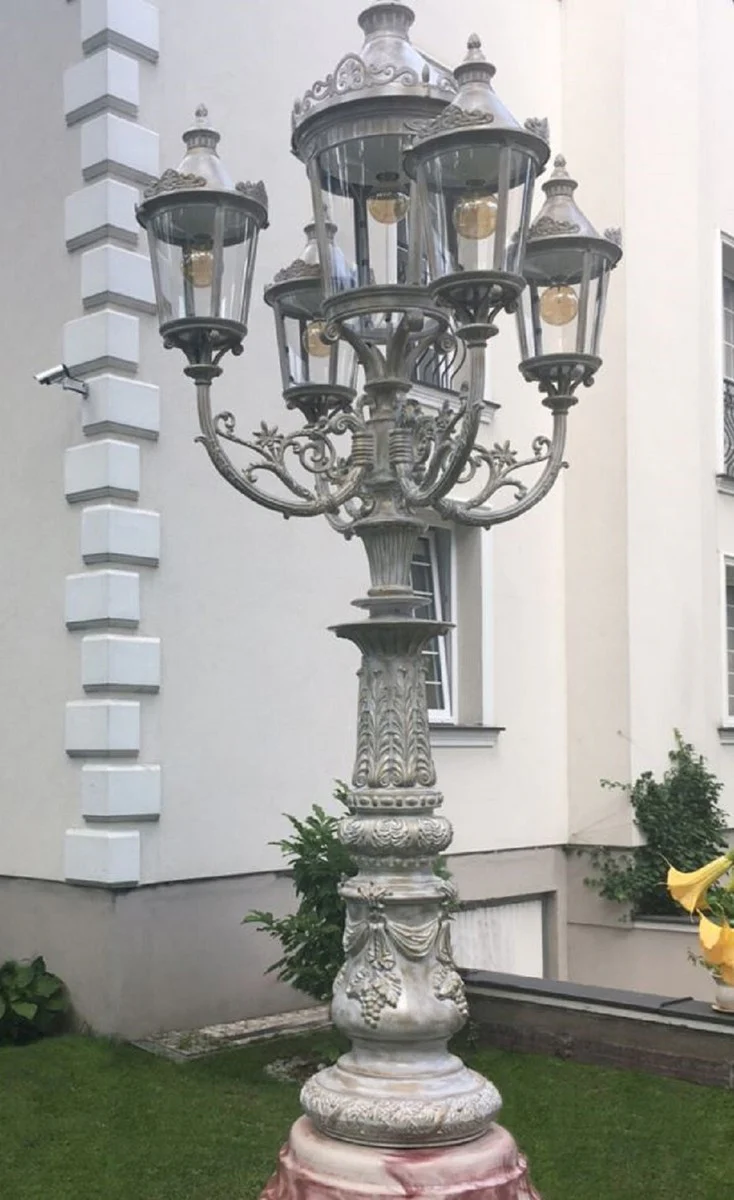 Casa Padrino linterna de calles / linterna de jard¨ªn gris antiguo A. 339 cm