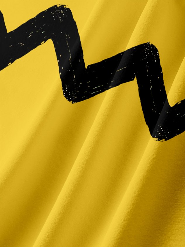 Cartoon Chest Pocket Short Sleeves Casual Shirt