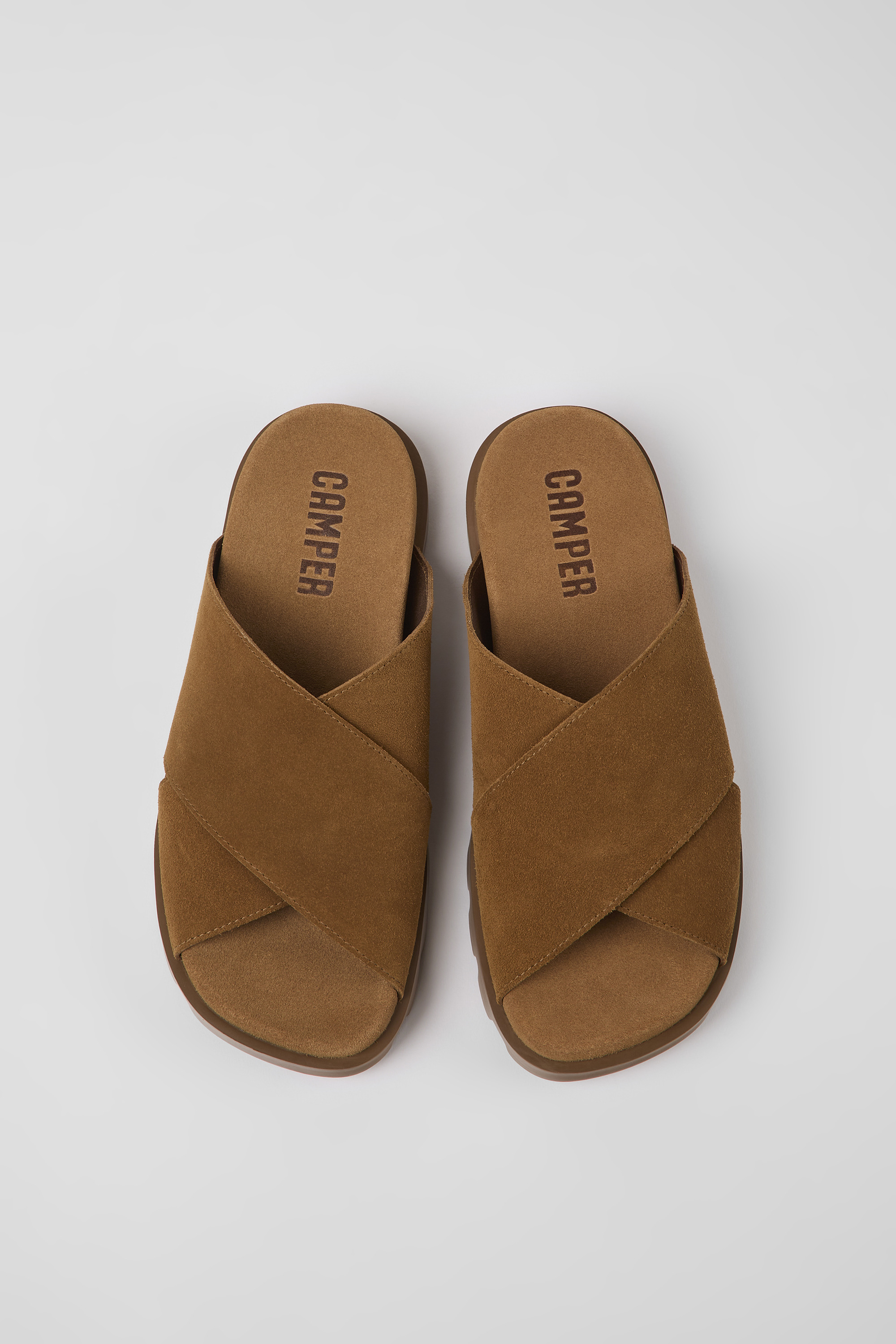 Brutus Sandal - Brown nubuck sandals for women