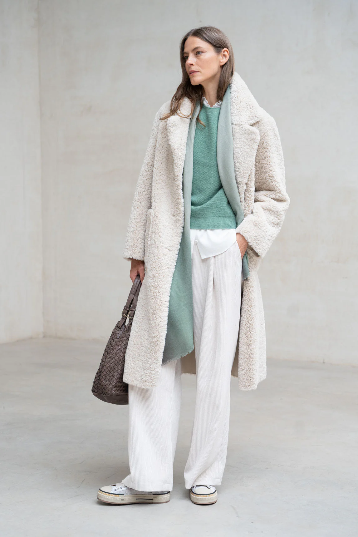 Rivera-spain Abrigo Lecce reversible crudo