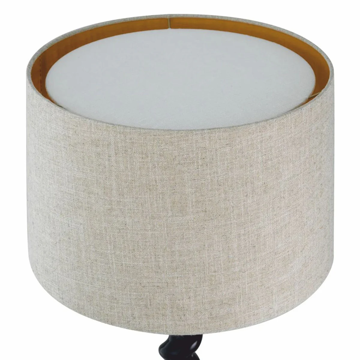 Casa Padrino L¨¢mpara de Mesa de Lujo Negro / Beige Al. 81 cm - L¨¢mpara de Escritorio