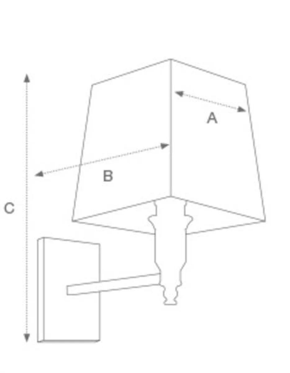 apliques de bronce de lujo Casa Padrino conjunto - la calidad de lujo