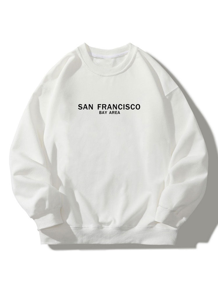 San Francisco Print Crew Neck Relaxed Sweatshirt