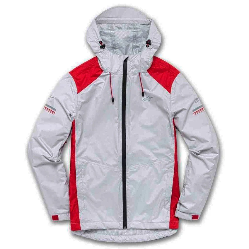 CHAQUETA IMPERMEABLE ALPINESTARS RESIST II GRIS CLARO