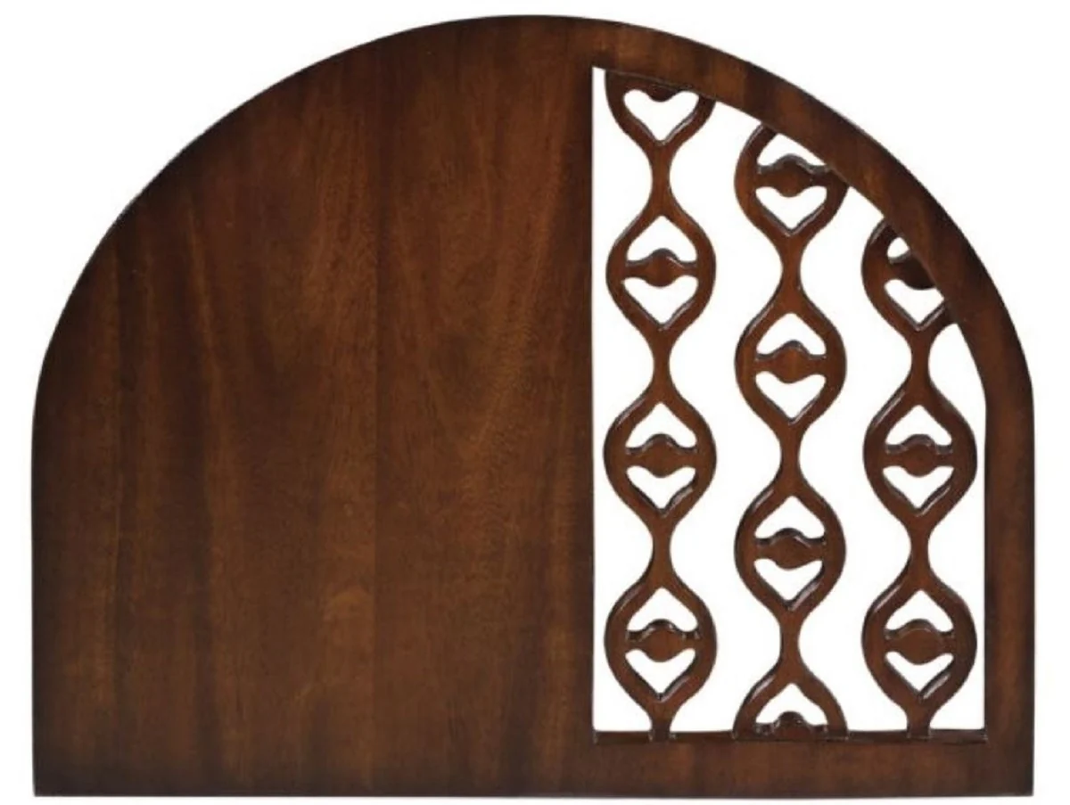 Casa Padrino Snack Mesa / Mesa Auxiliar de Lujo de Madera de Caoba Marr¨®n Oscuro 42 x 43 x H. 55 cm - Muebles de Lujo