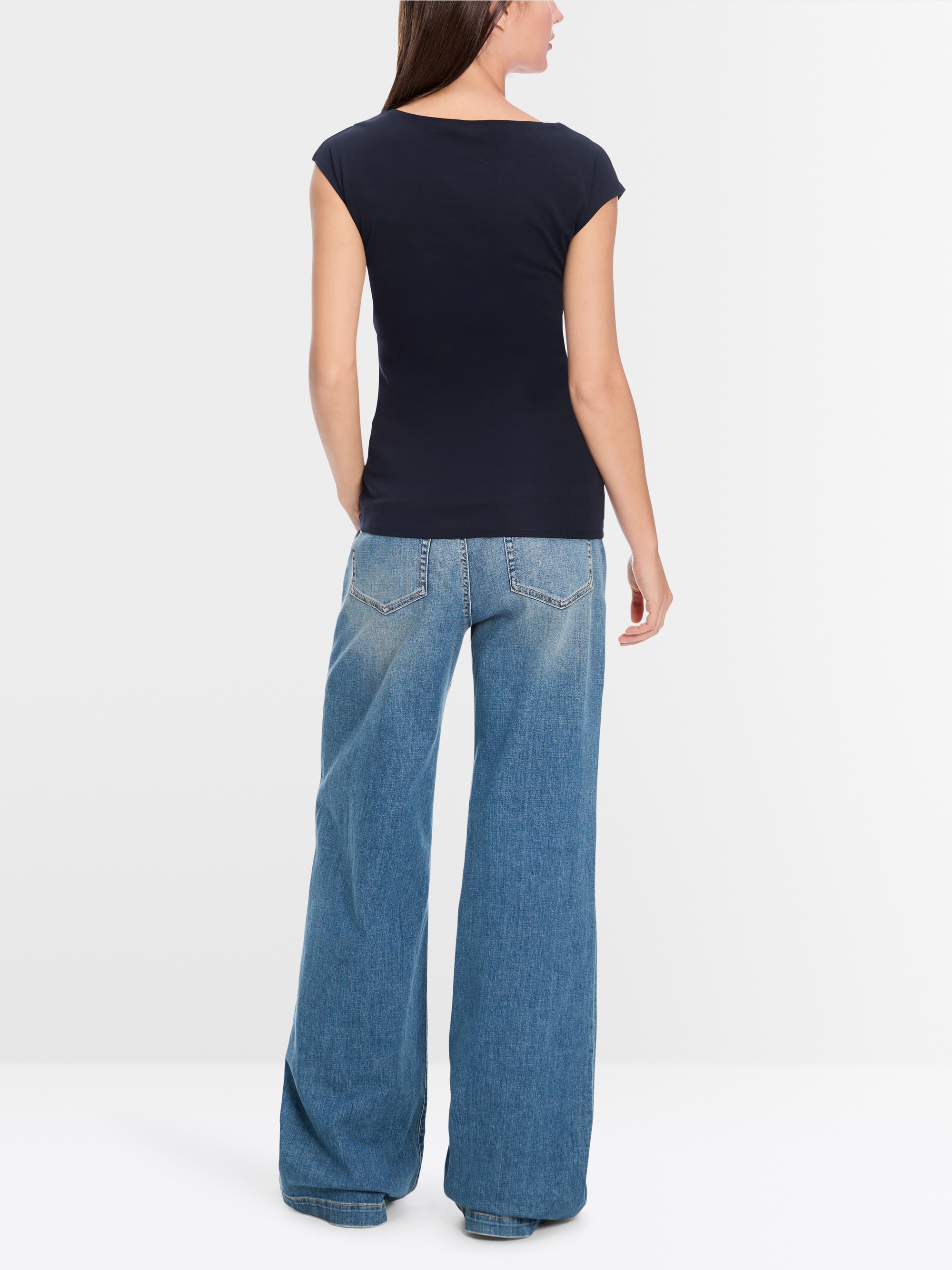 Marc-Cain Basic top with a wide neckline