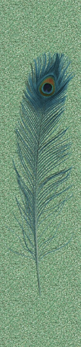 Harald Gl??ckler Designer Baroque Non-Woven Wallpaper 52724 - Peacock Feather - Green / Blue
