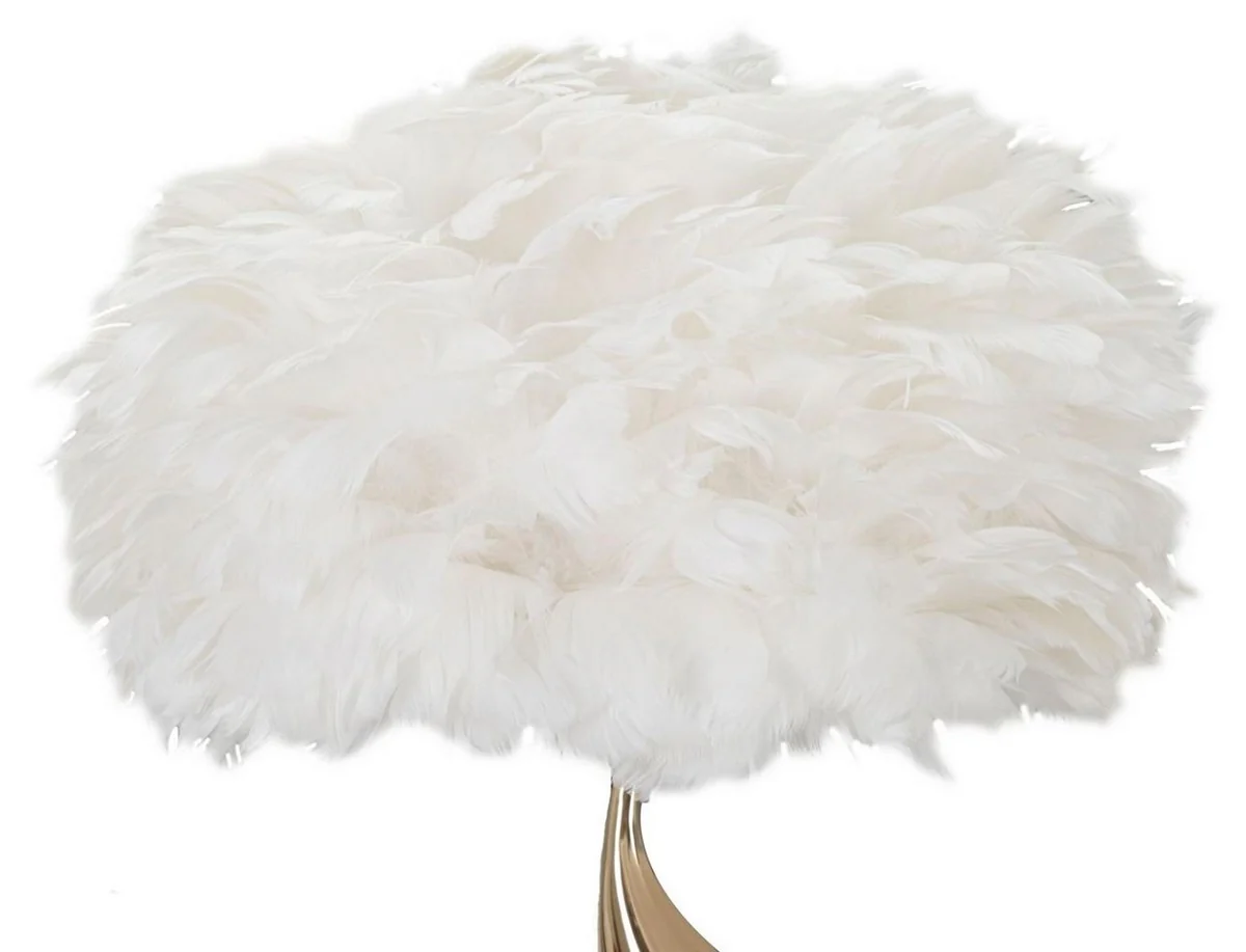 Casa Padrino l¨¢mpara de mesa de lujo oro / blanco ? 40 x A. 63 cm