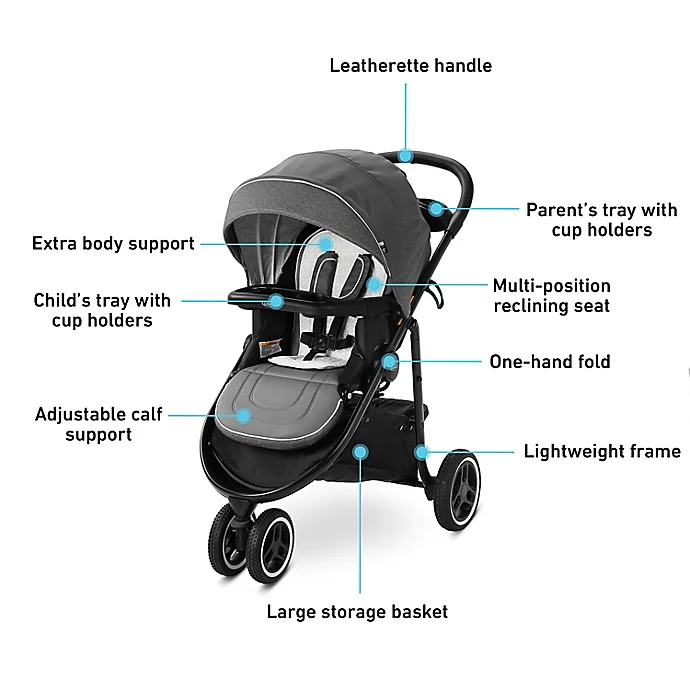 Graco Modes 3 Lite Platinum Travel System in Newport