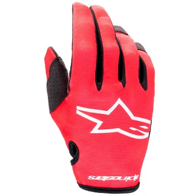 GUANTES CROSS ALPINESTARS YOUTH RADAR 23 - INFANTIL ROJO / NEGRO / BLANCO