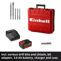 Cordless Rotary Hammer HEROCCO Kit +5 (1x3,0Ah)