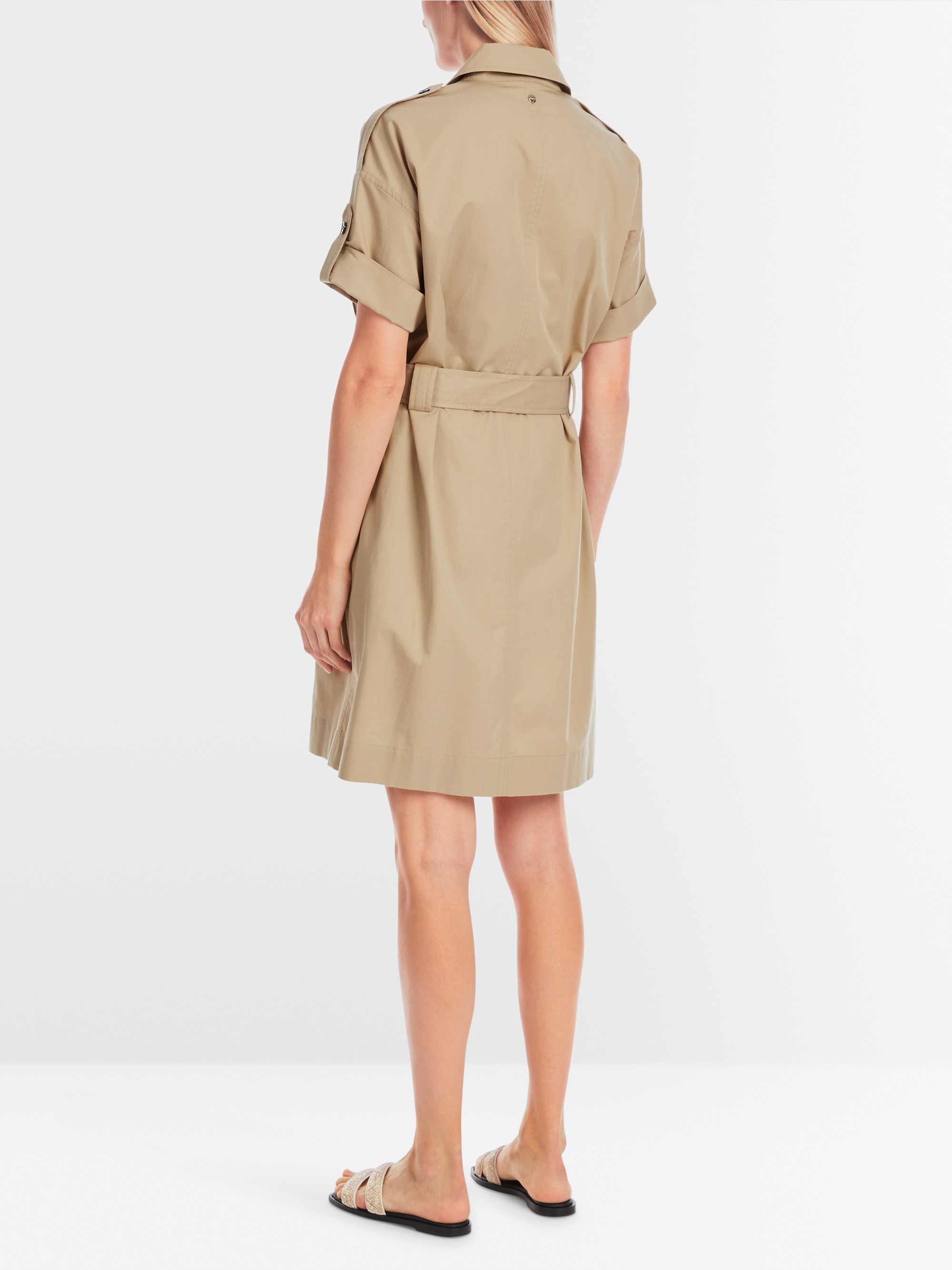 Marc-Cain Utility-style plain shirt dress