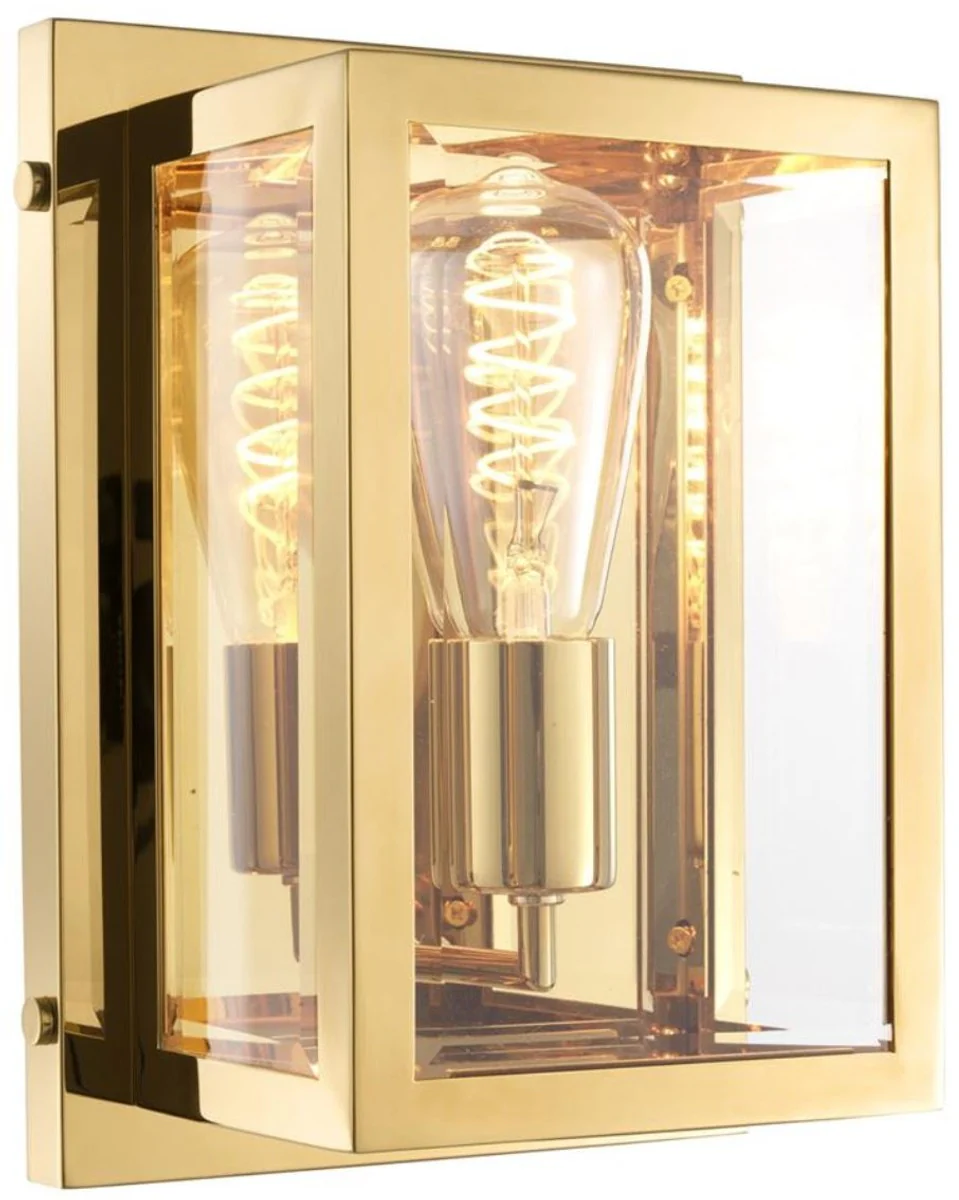 Casa Padrino aplique de lujo oro 20 x 13 x H. 28 cm - Lámpara Hotel & Restaurant