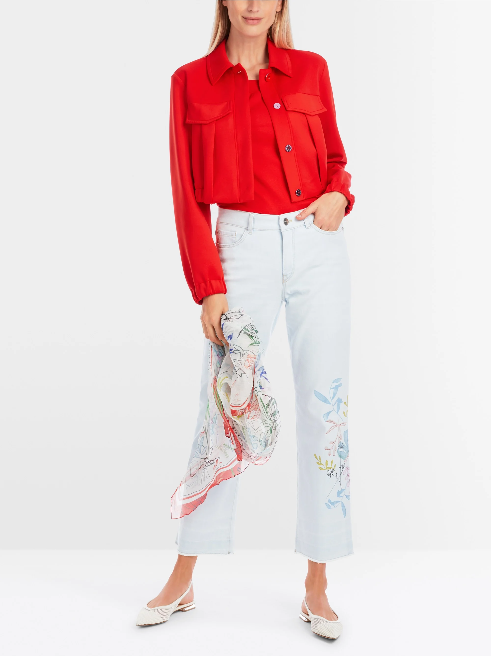 Marc-Cain Short Jacket in Scuba Jersey