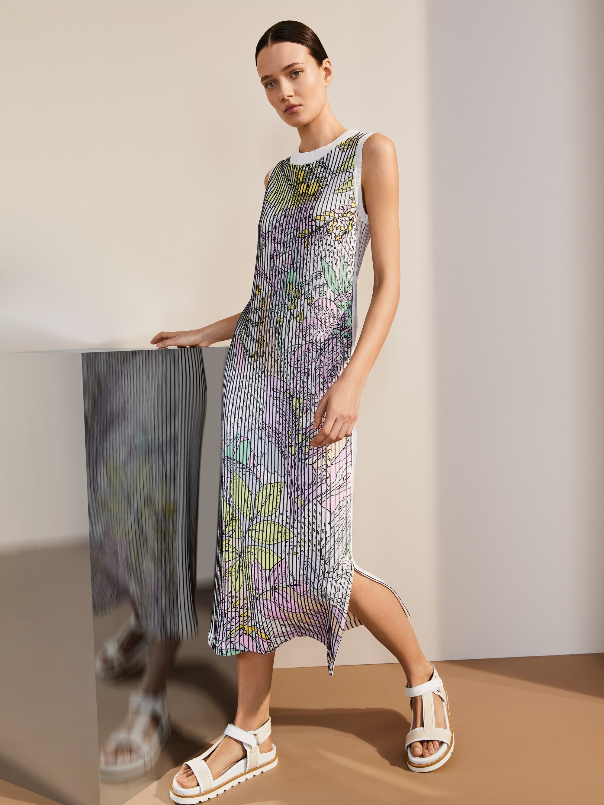 Marc-Cain Knitted in Germany pleated dress