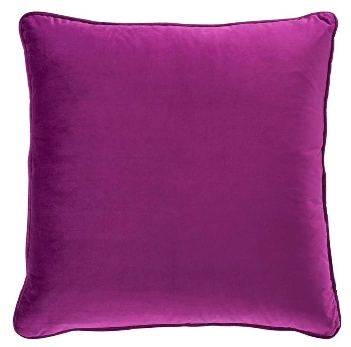Casa Padrino cojín de lujo violeta 60 x 60 cm - Accesorios de Lujo Para Decoración de la Sala de Estar