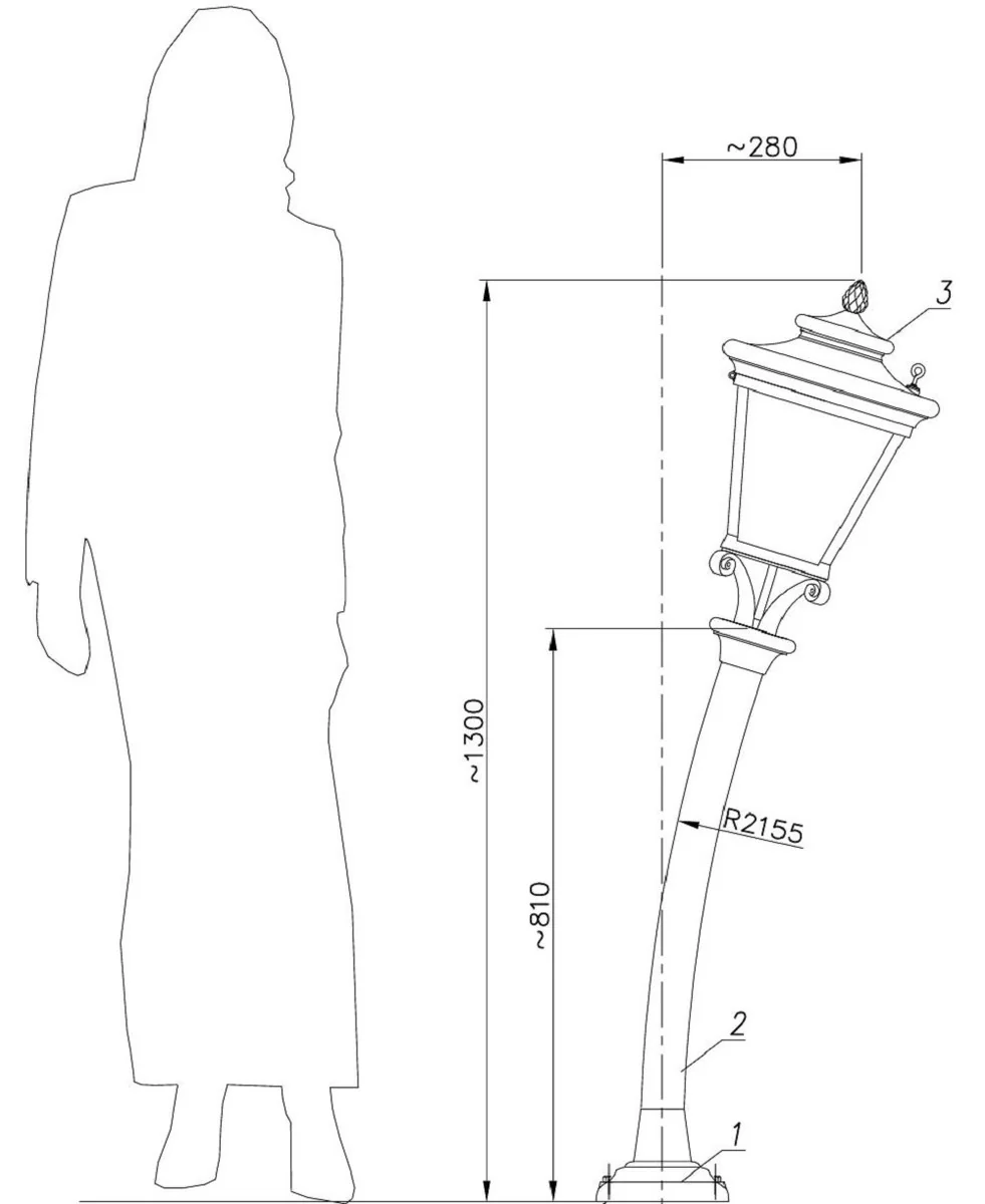 Casa Padrino linterna de jard¨ªn Art Nouveau azul A. 130 cm - Iluminaci¨®n exterior nost¨¢lgica