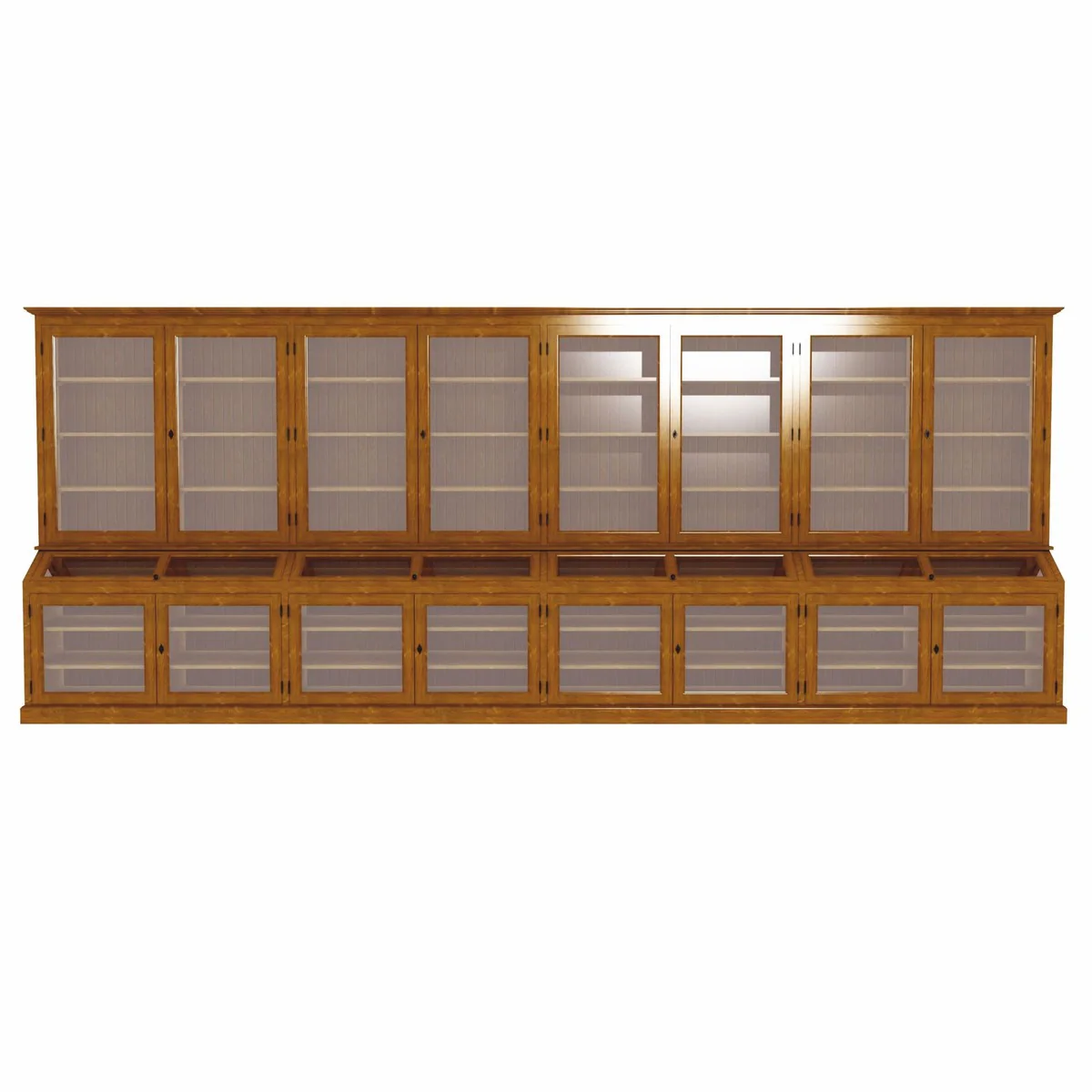 Casa Padrino gabinete de bar de estilo campestre de madera maciza marr¨®n 600 cm - Muebles de bar