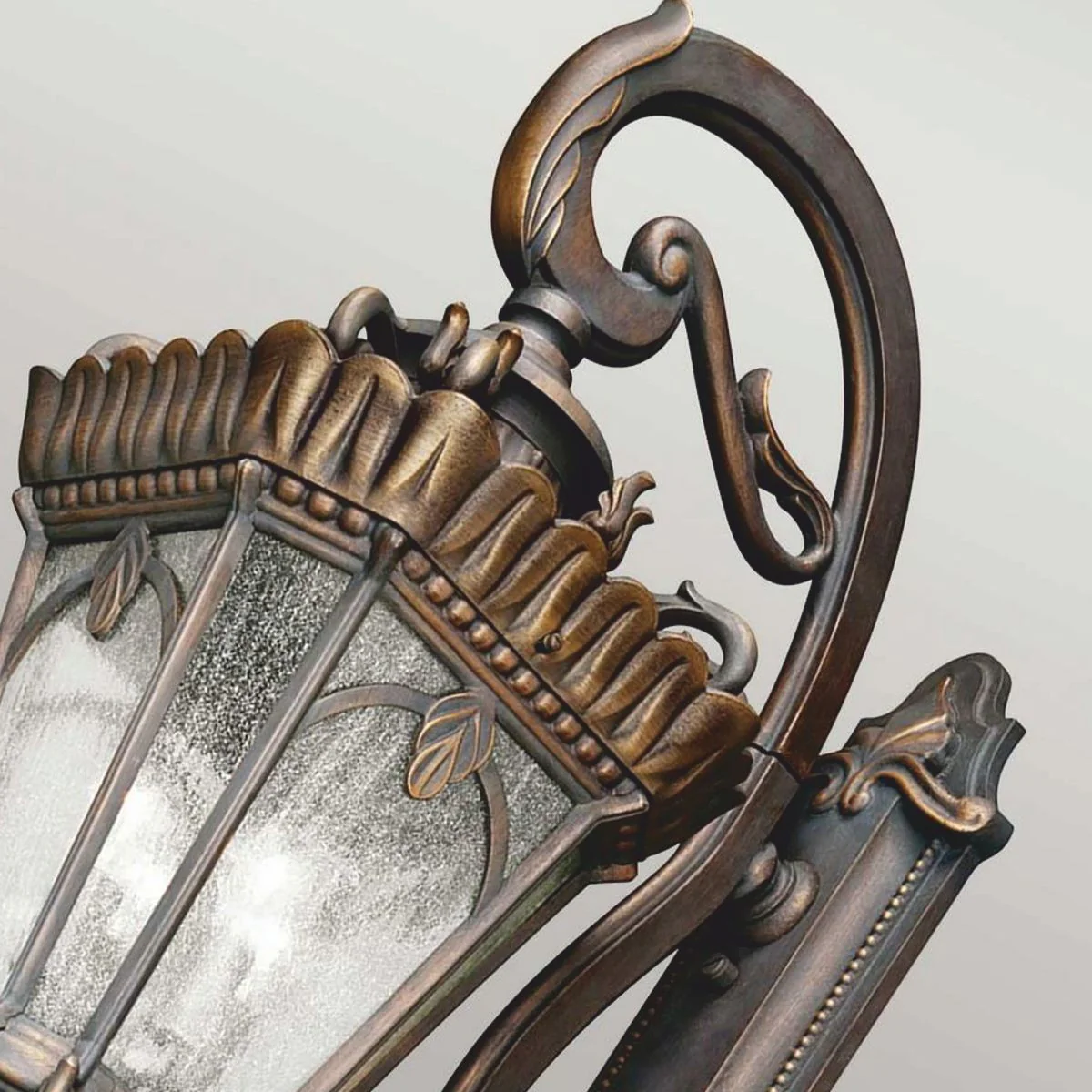 Casa Padrino l¨¢mpara de pared de exteriores barroco bronce antiguo A. 116,8 cm - Iluminaci¨®n exterior