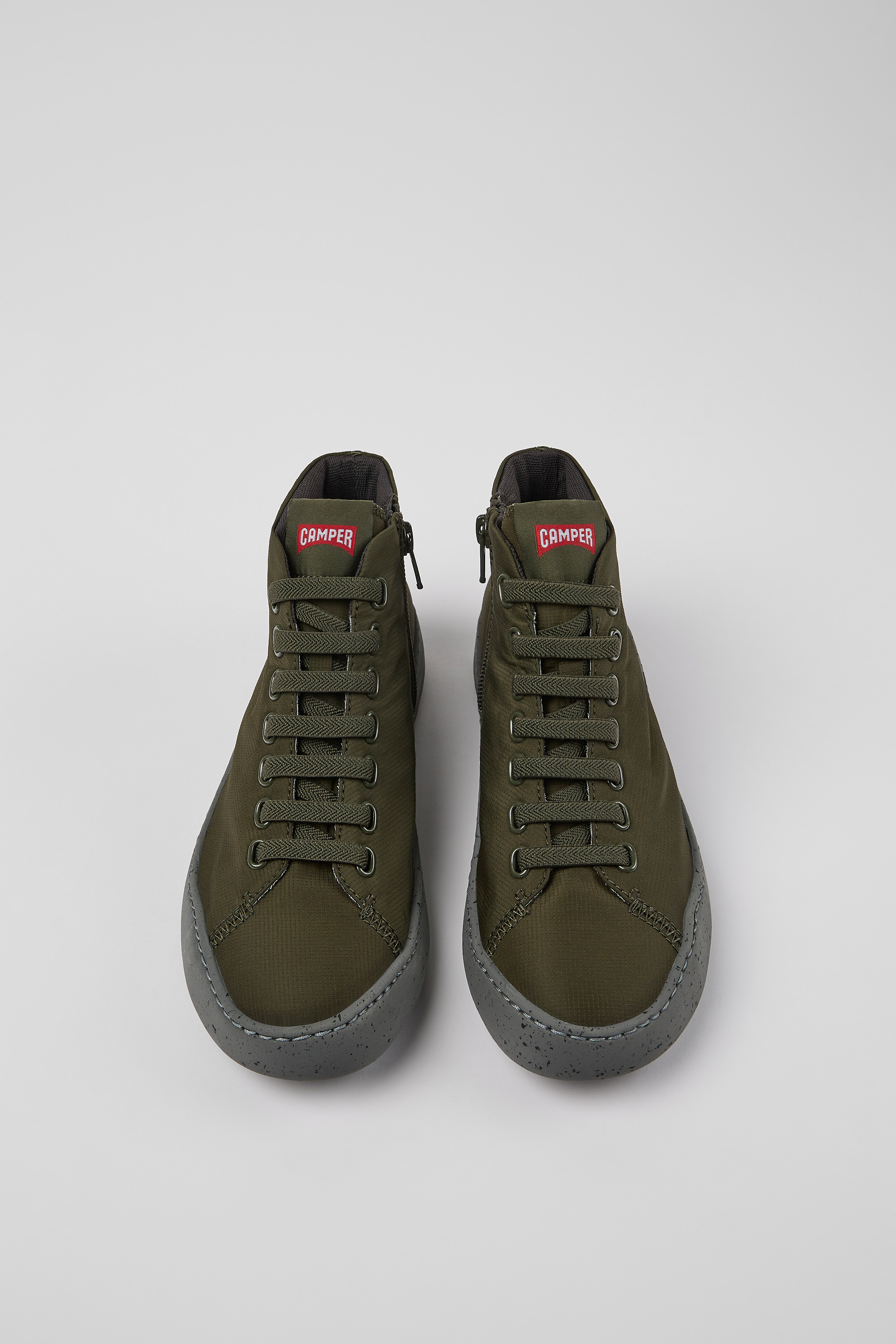 Peu Touring - Green recycled PET sneakers for women