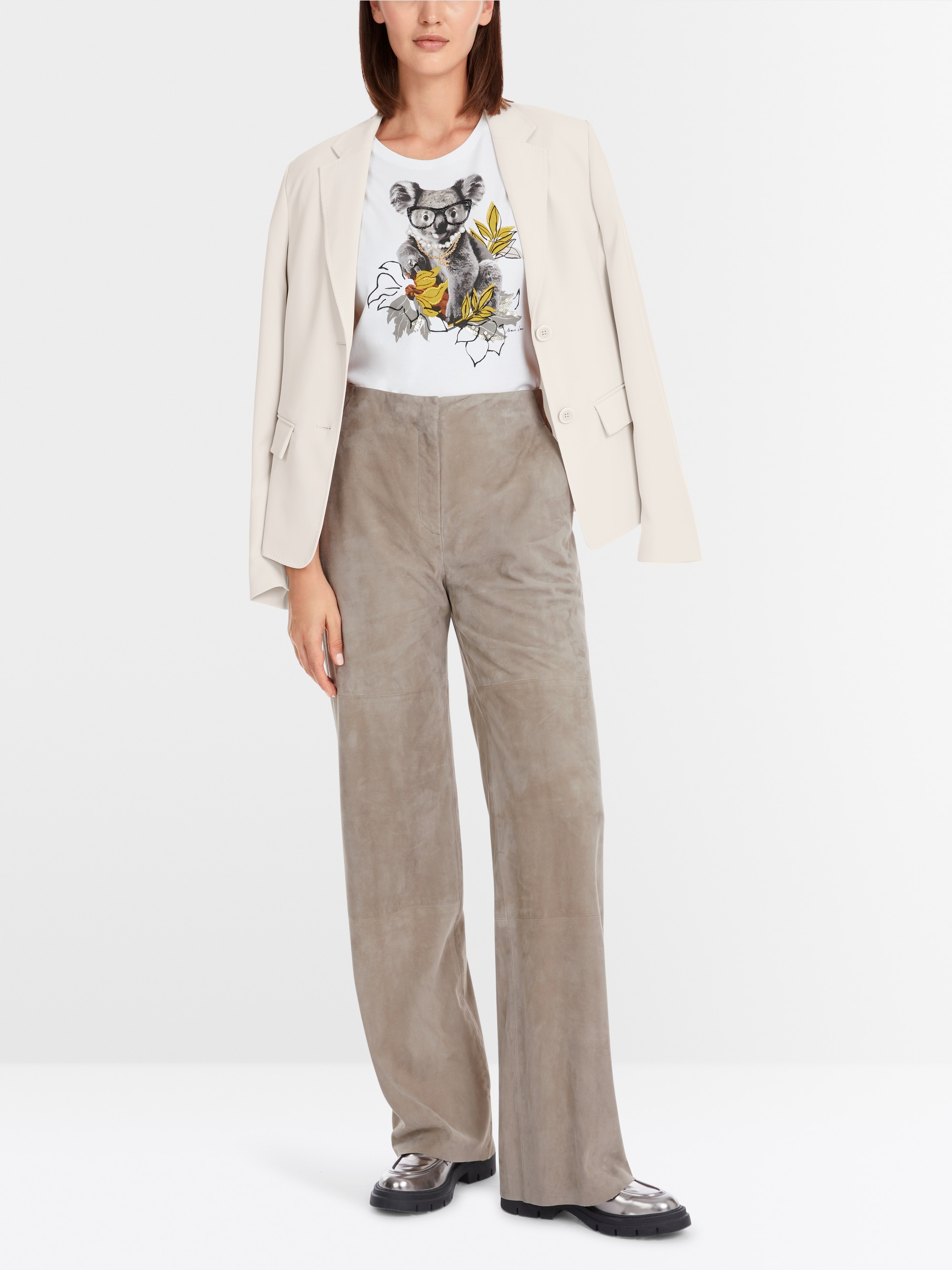 Marc-Cain WIGAN high-quality leather trousers