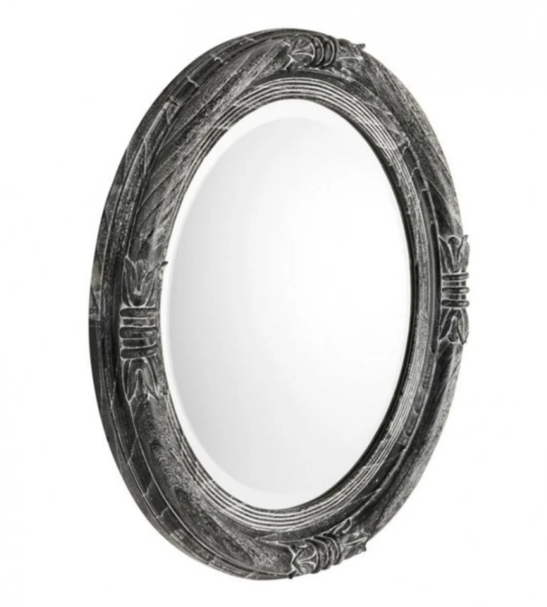 Casa Padrino Luxury Designer Wall Mirror Diameter 80 cm - Luxury Mirror